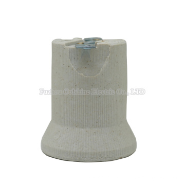 E40 Ceramic Screw Cap Lamp Holder with Metal Bracket